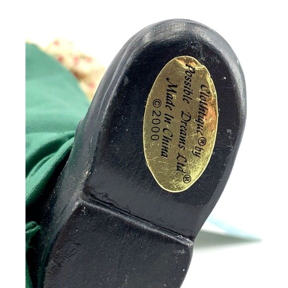 Clothtique Santa Possible Dreams Glassworks Glass Blowing 10" NWT 2000 Vintage - Picture 10 of 10